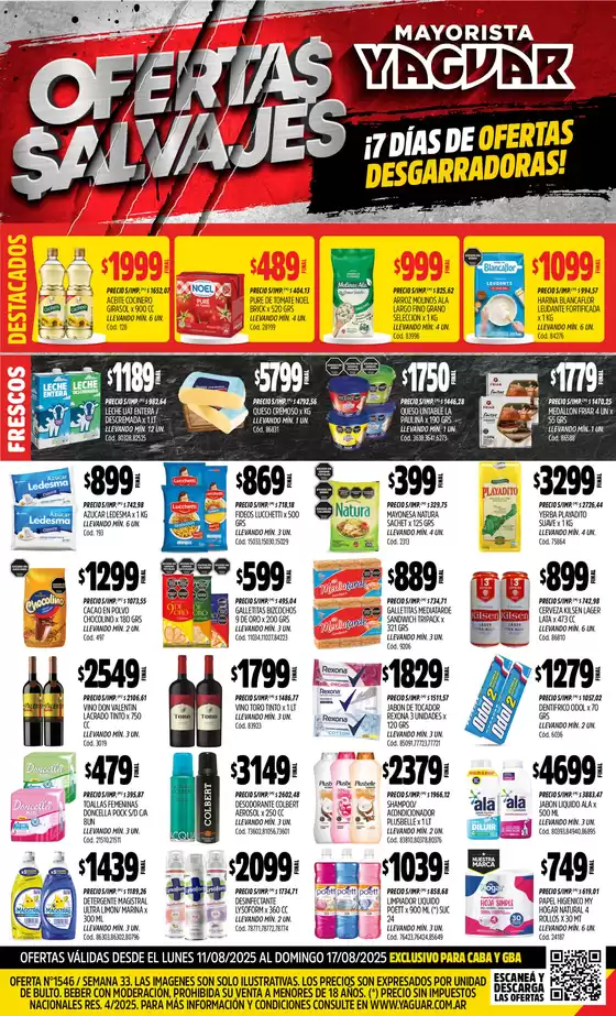 Excelente oferta para todos los clientes