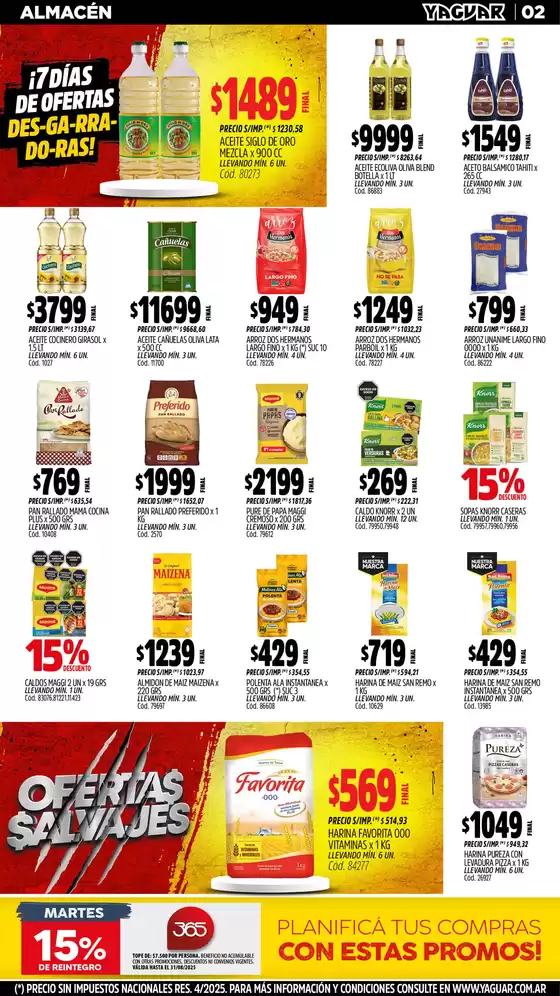 Ofertas principales para todos los clientes