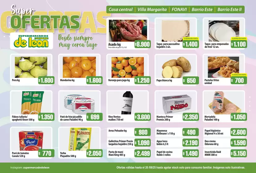 Ofertas Supermercado Tomas de Leon