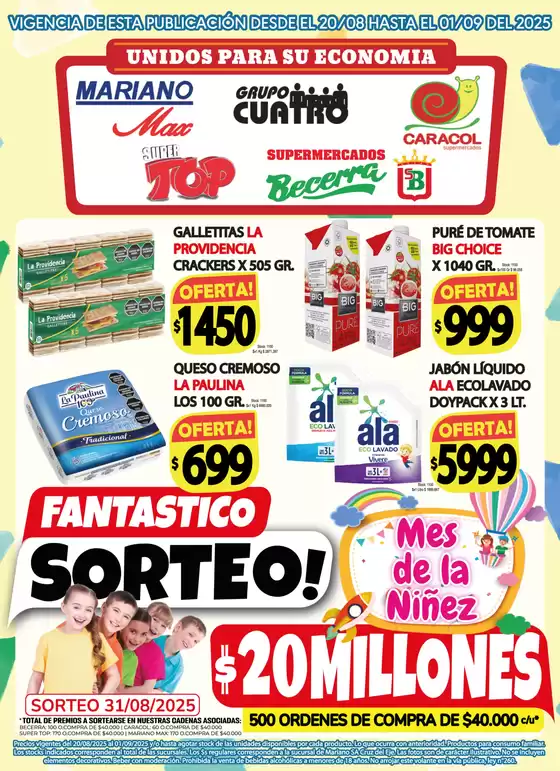 Catálogo Supermercados Mariano Max en Río Colorado (Río Negro) | Ofertas especiales para ti | 2025-08-20T00:00:00.000Z - 2025-09-01T00:00:00.000Z