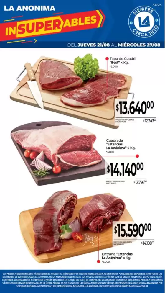 Catálogo La Anonima en Río Colorado (Río Negro) | Nuevas ofertas para descubrir | 2025-08-21T00:00:00.000Z - 2025-08-27T00:00:00.000Z