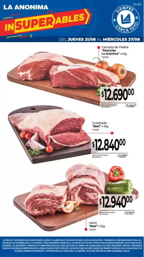Catálogo La Anonima en Río Colorado (Río Negro) | Ofertas especiales para ti | 2025-08-21T00:00:00.000Z - 2025-08-27T00:00:00.000Z
