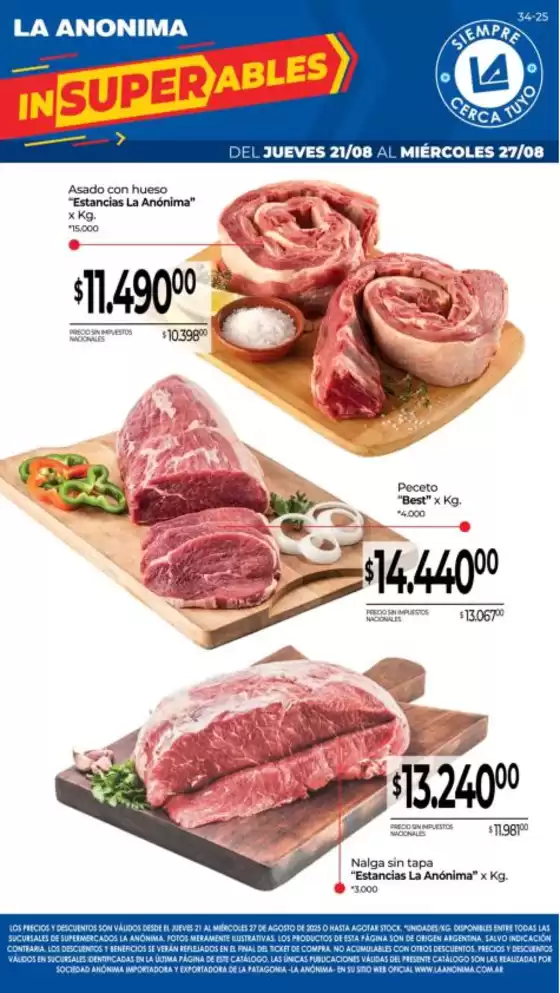 Catálogo La Anonima en Río Colorado (Río Negro) | Ofertas especiales atractivas para todos | 2025-08-21T00:00:00.000Z - 2025-08-27T00:00:00.000Z
