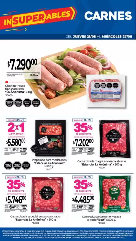 Ofertas principales para ahorradores