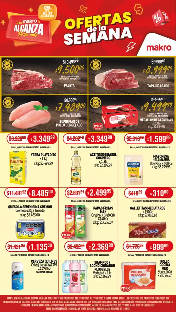 Ofertas semanales