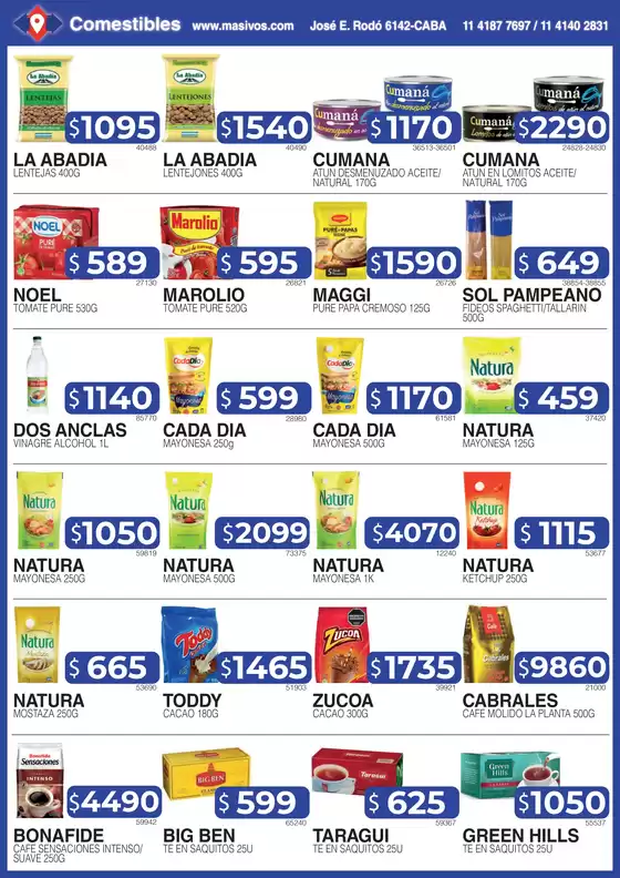 Ofertas Masivos
