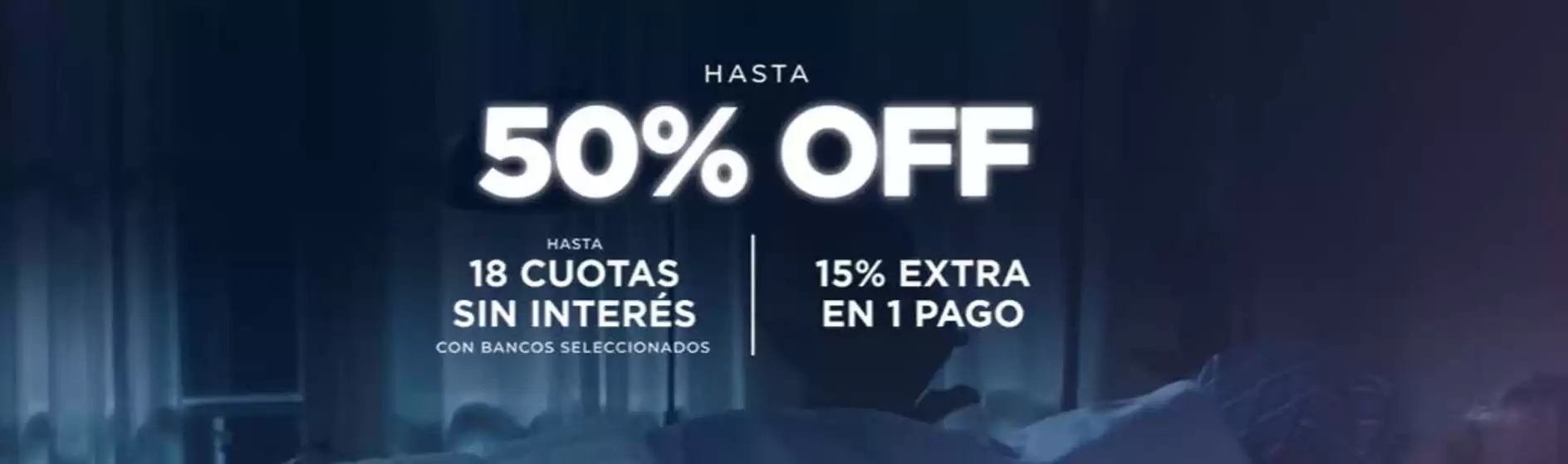 Hasta 50% off