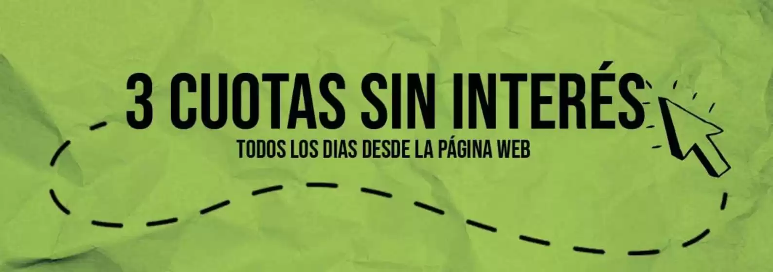 3 cuotas sin interes!!