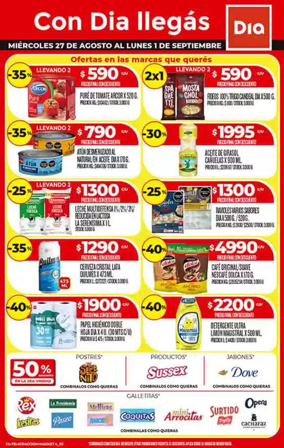 Catálogo Supermercados DIA en Mar del Plata | Catálogo Supermercados DIA | 2025-08-27T00:00:00.000Z - 2025-09-01T00:00:00.000Z