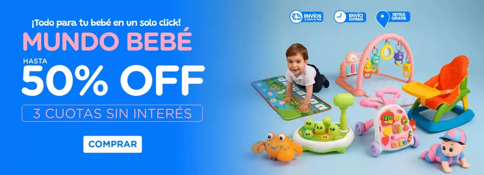 Hasta 50% off