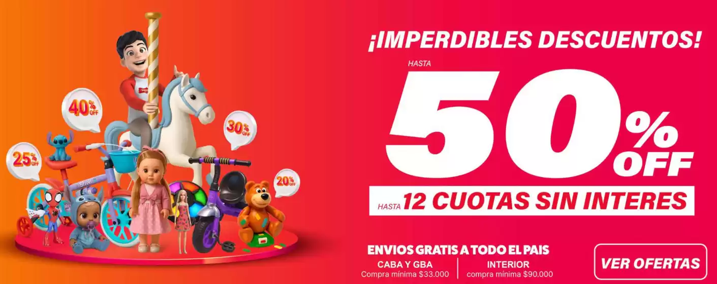 Hasta 50% off