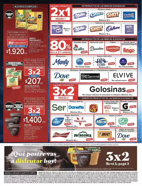 Gran variedad de ofertas