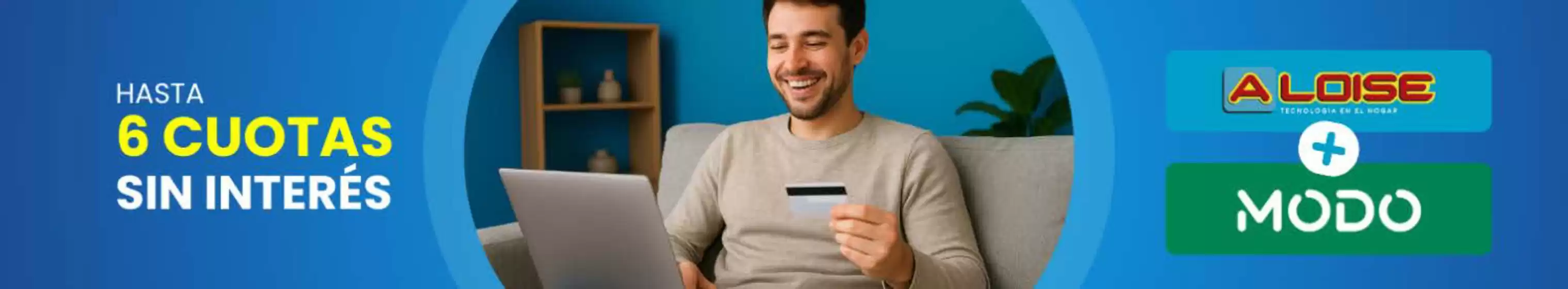 6 cuotas sin interes!!