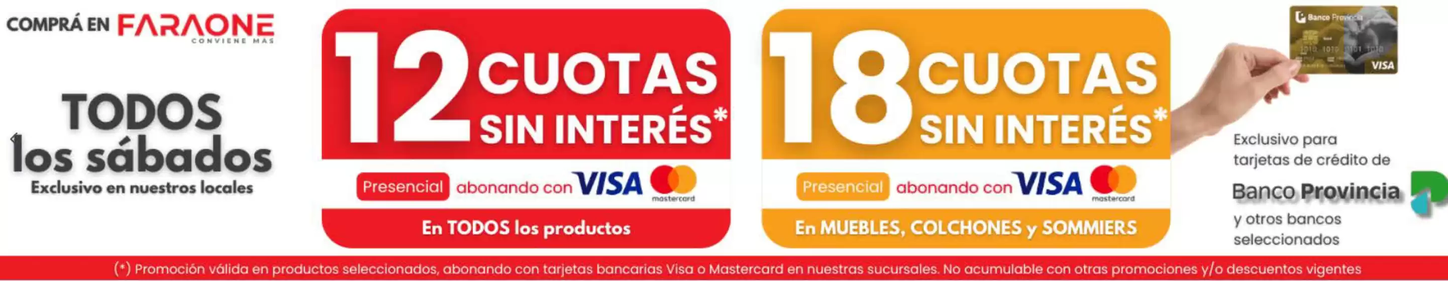12 y 18 cuotas sin interes!!