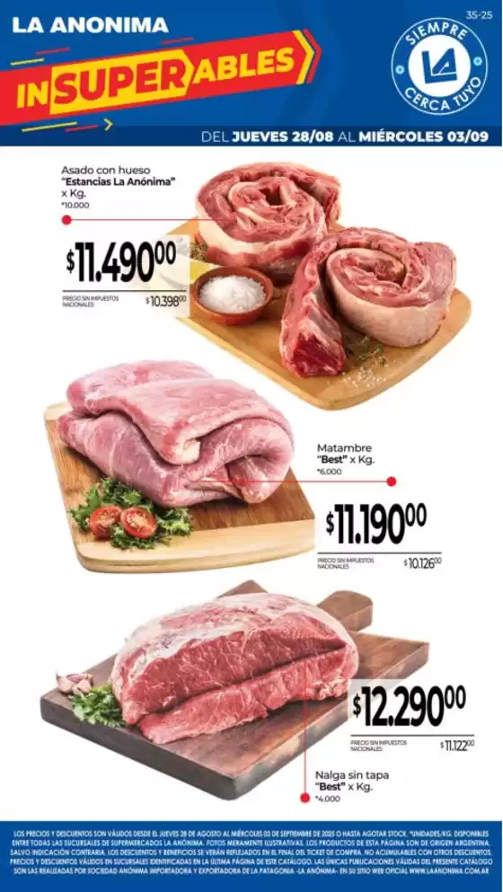 Catálogo La Anonima en Maipú (Mendoza) | Ofertas principales para ahorradores | 2025-08-28T00:00:00.000Z - 2025-09-03T00:00:00.000Z