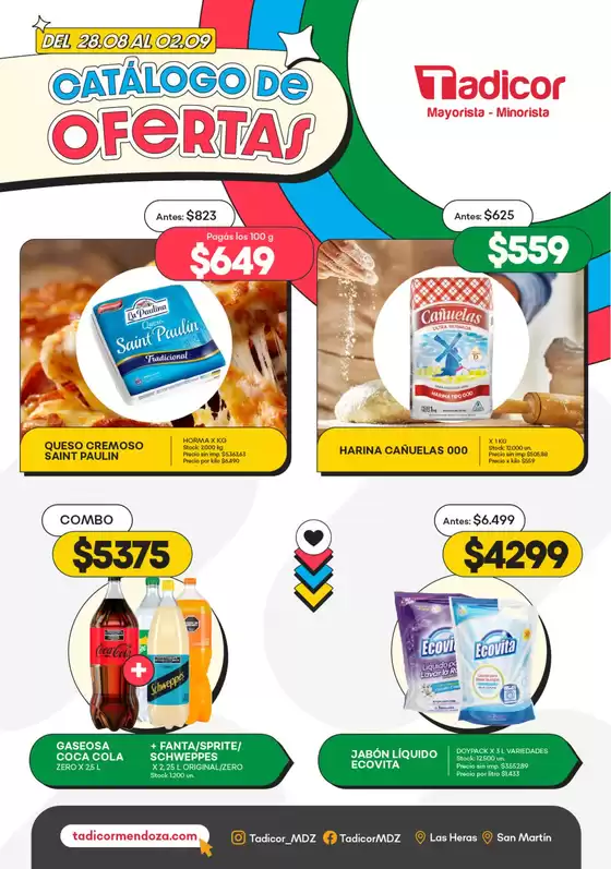 Catálogo Supermercados Tadicor en Maipú (Mendoza) | Catálogo Supermercados Tadicor | 2025-08-28T00:00:00.000Z - 2025-09-02T00:00:00.000Z