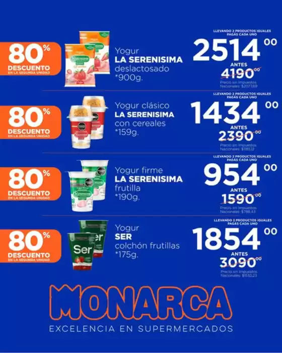 Catálogo Supermercados Monarca en Tandil | Promoción! | 2025-08-29T00:00:00.000Z - 2025-09-03T00:00:00.000Z