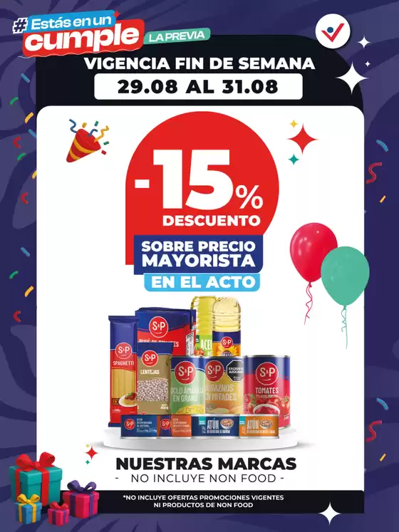 Catálogo Supermayorista Vital en Tandil | 15%OFF en nuestras marcas |  | 2025-08-29T00:00:00.000Z - 2025-08-31T00:00:00.000Z