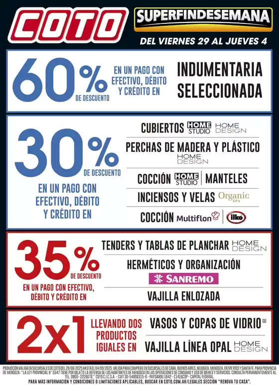Catálogo Coto en Tapiales | Coto Afiche Renova | 2025-08-29T00:00:00.000Z - 2025-09-04T00:00:00.000Z
