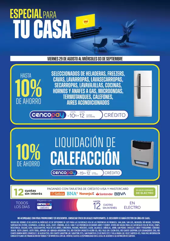 Catálogo Supermercados Vea en Tapiales | Ofertas especial para tu casa | 2025-08-29T00:00:00.000Z - 2025-09-04T00:00:00.000Z