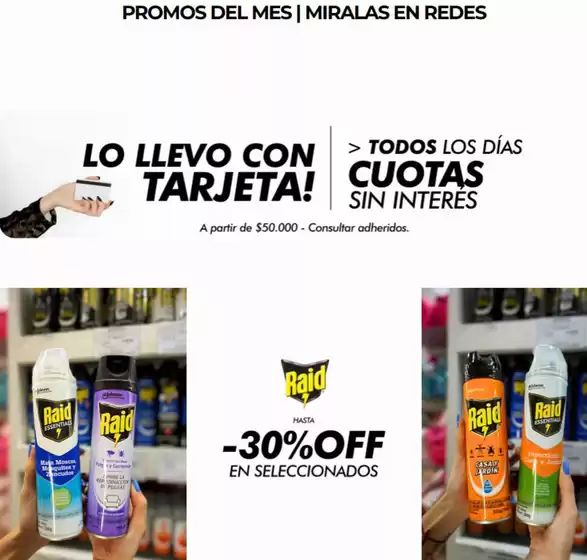 Hasta 30% off