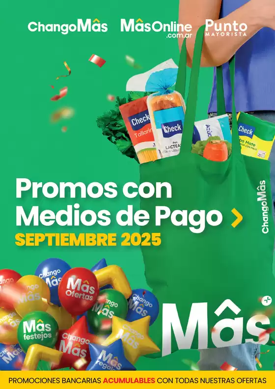 Promos con medios de pago Septiembre 2025