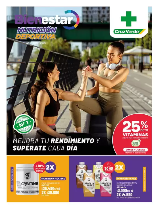 Catálogo Cruz Verde en Antofagasta | Revista Digital Nutricio%C3%8C n Deportiva Diciembre 2025 | 2025-12-01T00:00:00.000Z - 2025-12-31T00:00:00.000Z
