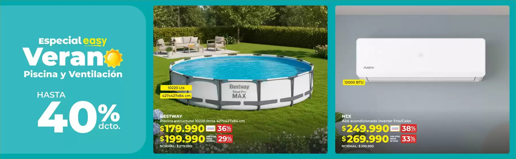 Catálogo Easy en Punta Arenas | Ofertas principales para todos los cazadores de gangas | 2025-12-05T00:00:00.000Z - 2025-12-19T00:00:00.000Z