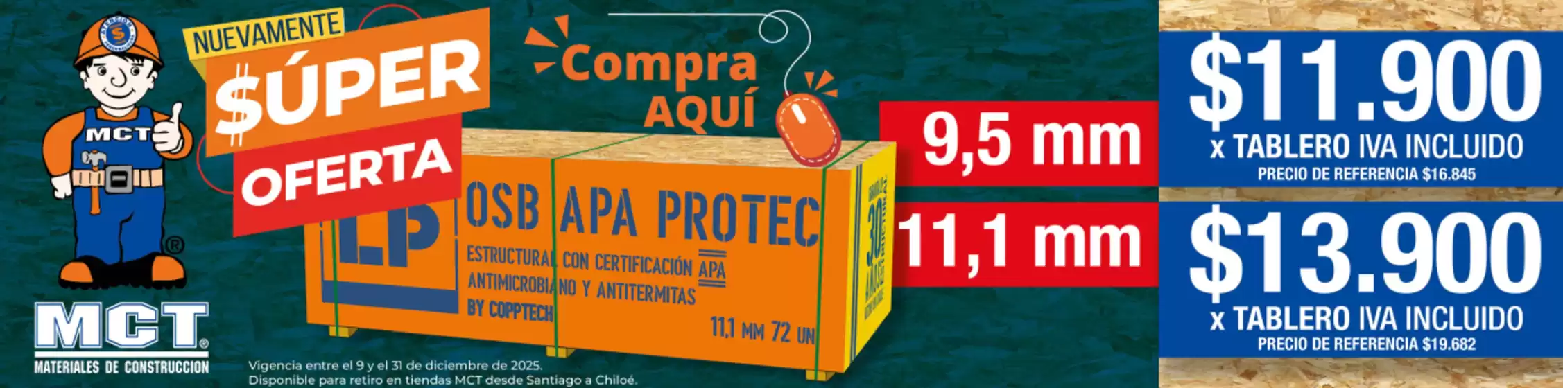 Catálogo MCT en Puente Alto | Super oferta!  | 2025-12-10T00:00:00.000Z - 2025-12-31T00:00:00.000Z