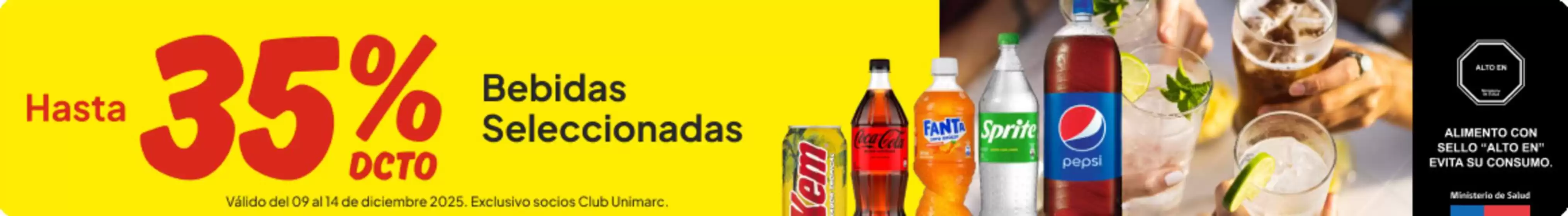 Catálogo Unimarc en Rancagua | Ofertas especiales atractivas para todos | 2025-12-09T00:00:00.000Z - 2025-12-14T00:00:00.000Z