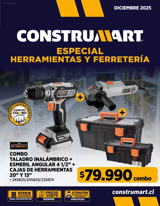 Catálogo Construmart en Puente Alto | Z0 santiago urbano | 2025-12-01T00:00:00.000Z - 2025-12-31T00:00:00.000Z