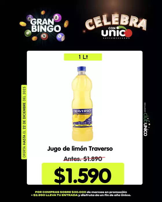 Catálogo Supermercado Único en Las Condes | Celebra con Unico! | 2025-12-11T00:00:00.000Z - 2025-12-22T00:00:00.000Z