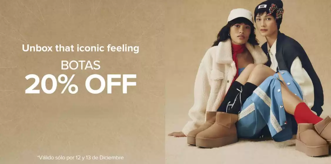 Catálogo UGG | Hasta 20% Off! | 2025-12-12T00:00:00.000Z - 2025-12-13T00:00:00.000Z