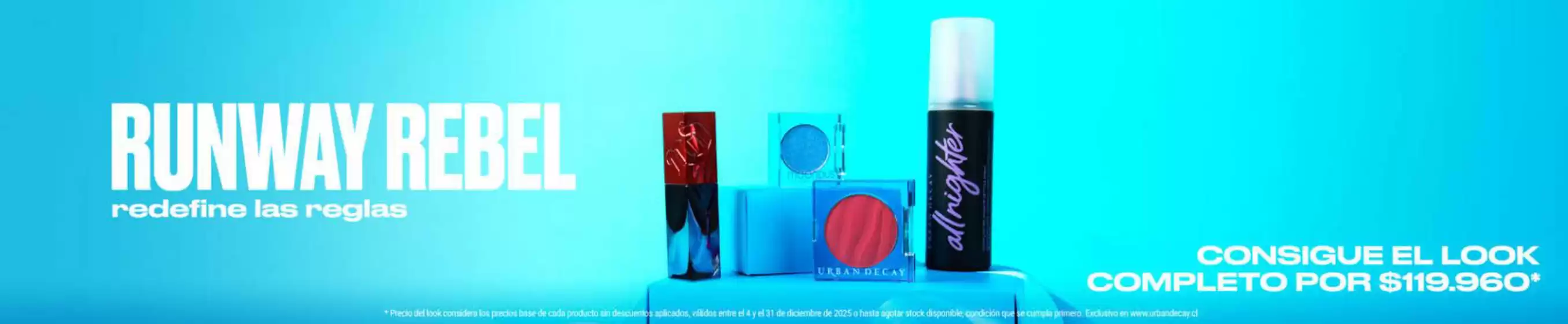 Catálogo Urban Decay en Valparaíso | Runway rebel! | 2025-12-16T00:00:00.000Z - 2025-12-31T00:00:00.000Z