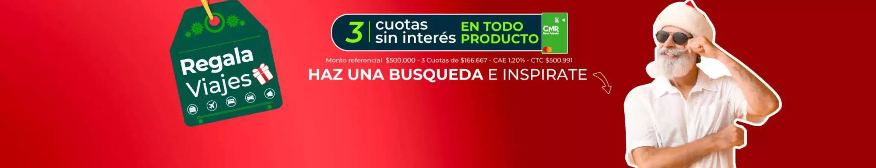 Catálogo Viajes Falabella en Antofagasta | Regala viajes! | 2025-12-16T00:00:00.000Z - 2025-12-30T00:00:00.000Z