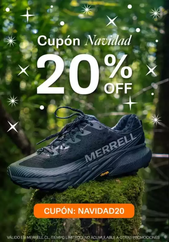 Catálogo Merrell en Constitución | Hasta 20% Off! | 2025-12-18T00:00:00.000Z - 2026-01-02T00:00:00.000Z