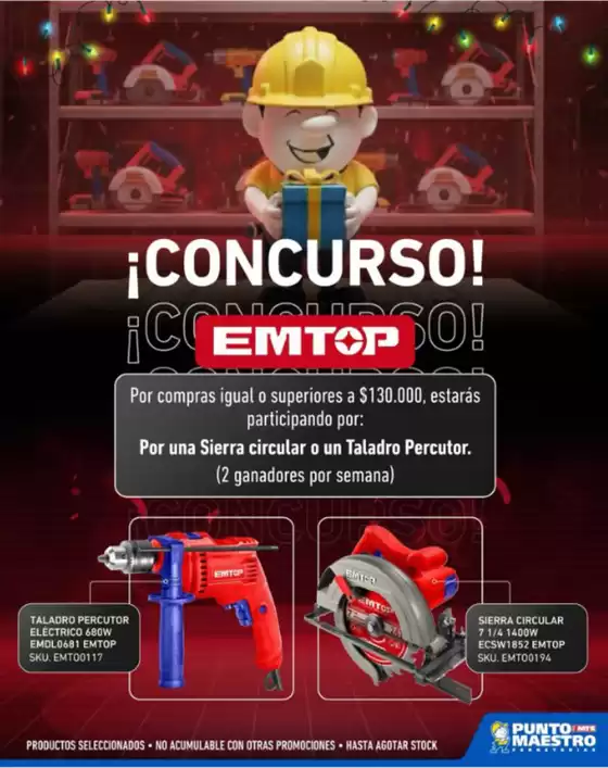 Catálogo Punto Maestro en Viña del Mar | Concurso! | 2025-12-19T00:00:00.000Z - 2026-01-01T00:00:00.000Z