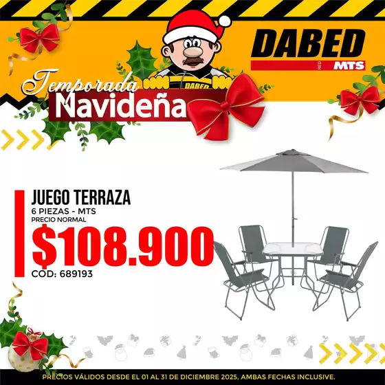 Catálogo Dabed en Viña del Mar | Grandes descuentos en productos seleccionados | 2025-12-01T00:00:00.000Z - 2025-12-31T00:00:00.000Z