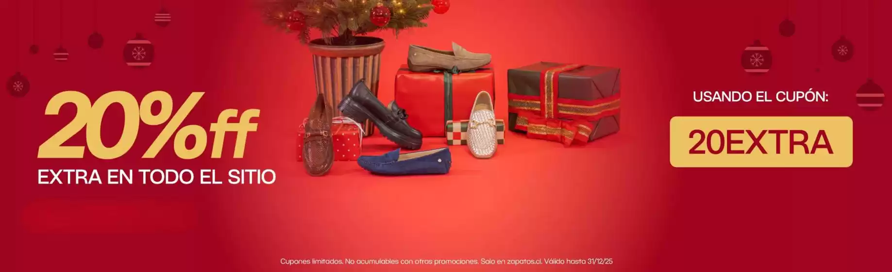 Catálogo Zapatos.cl en Ñuñoa | 20% Off extra en todo el sitio! | 2025-12-22T00:00:00.000Z - 2025-12-31T00:00:00.000Z