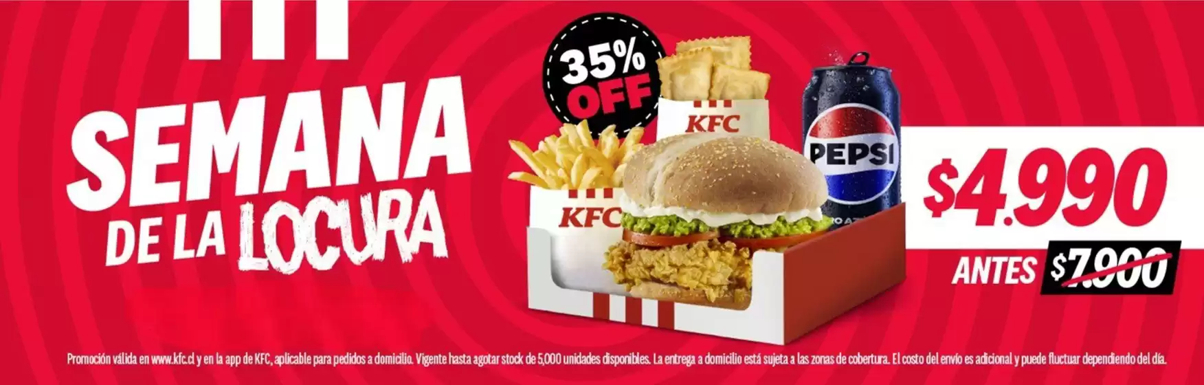 Catálogo KFC | Semana de la locura! | 2025-12-26T00:00:00.000Z - 2026-01-07T00:00:00.000Z