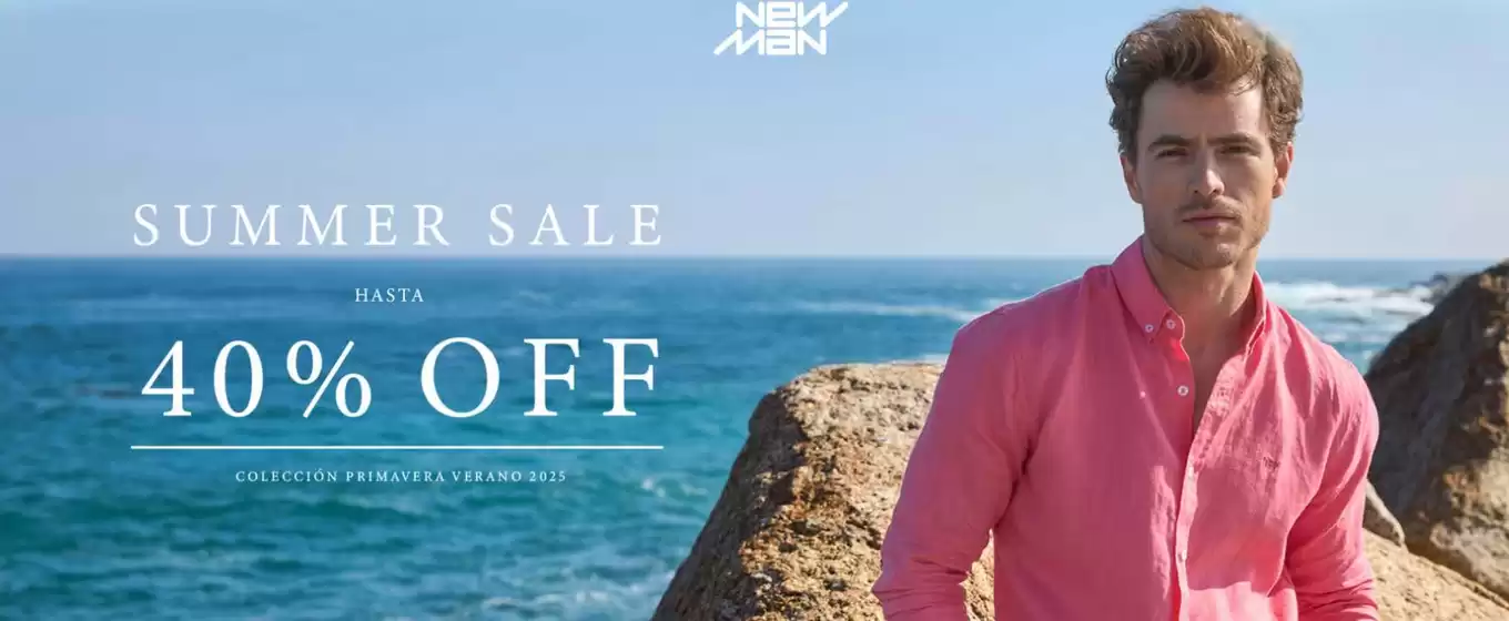 Catálogo New Man en Quilicura | Summer sale! Hasta 40% Off. | 2025-12-29T00:00:00.000Z - 2026-01-14T00:00:00.000Z