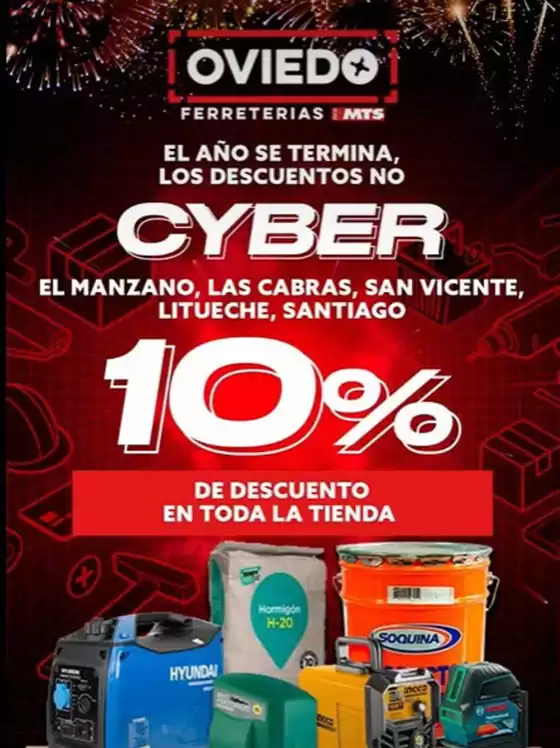 Catálogo Ferretería Oviedo en La Florida | Cyber hasta 10% de descuento! | 2025-12-30T00:00:00.000Z - 2025-12-31T00:00:00.000Z