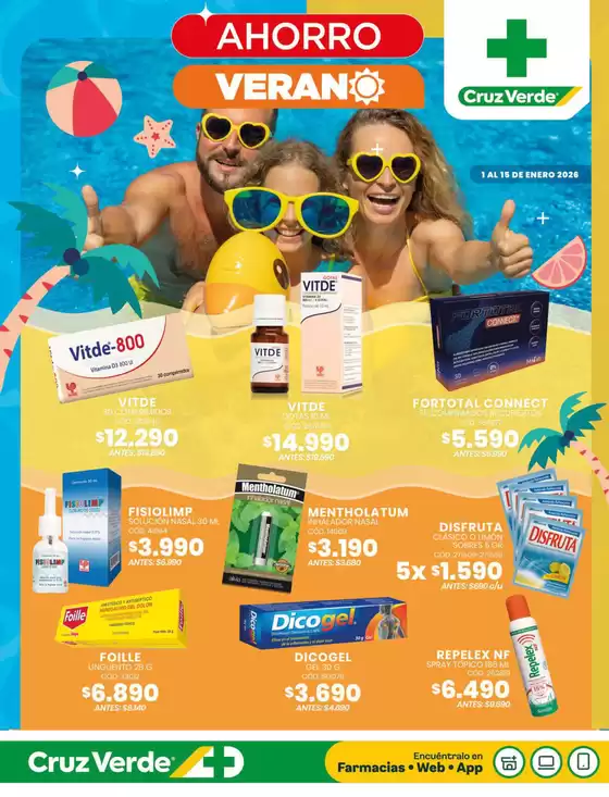 Catálogo Cruz Verde en Cerro Navia | Revista Digital Flyer 1Q Enero 2026 | 2026-01-01T00:00:00.000Z - 2026-01-15T00:00:00.000Z