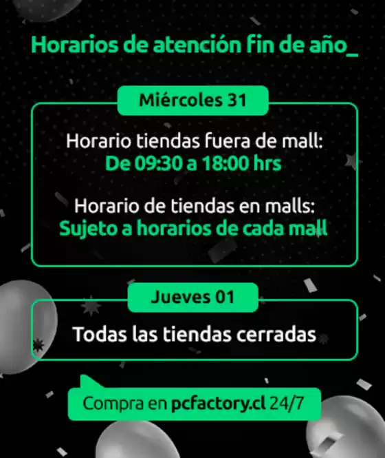 Catálogo PC Factory en Santiago | Nuestras mejores gangas | 2025-12-31T00:00:00.000Z - 2026-01-01T00:00:00.000Z