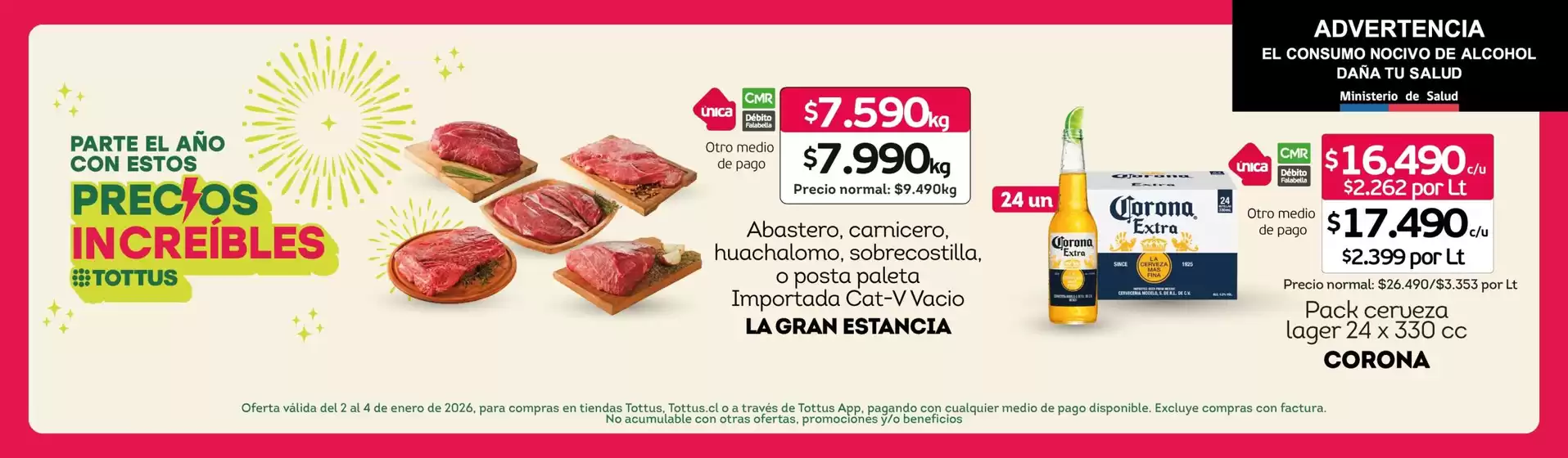 Catálogo Tottus en Coronel | Ofertas Tottus | 2026-01-02T00:00:00.000Z - 2026-01-04T00:00:00.000Z