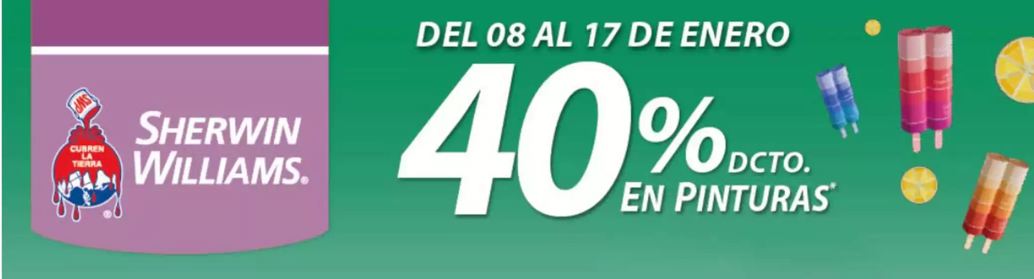 Catálogo Sherwin Williams en Las Condes | Hasta 40% dcto! | 2026-01-05T00:00:00.000Z - 2026-01-17T00:00:00.000Z