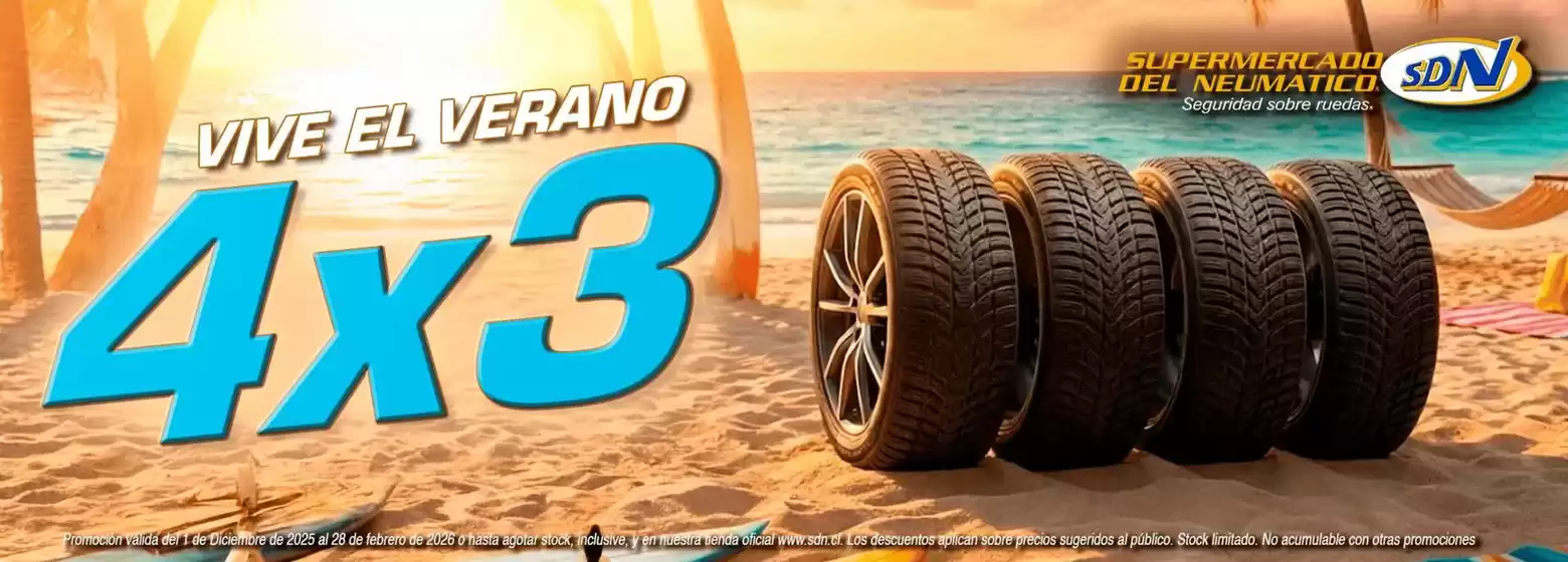 Catálogo Supermercado Del Neumático en Concepción | Vive el verano! | 2026-01-07T00:00:00.000Z - 2026-02-28T00:00:00.000Z