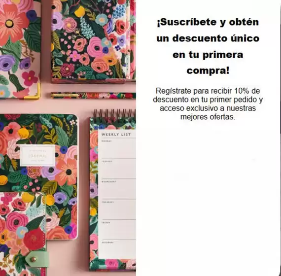 Catálogo Papelaria | 10% Off en tu prima compra! | 2026-01-07T00:00:00.000Z - 2026-01-22T00:00:00.000Z