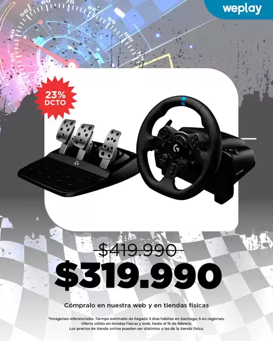 Catálogo WePlay en Concepción | Oferta exclusivos! | 2026-01-08T00:00:00.000Z - 2026-02-15T00:00:00.000Z