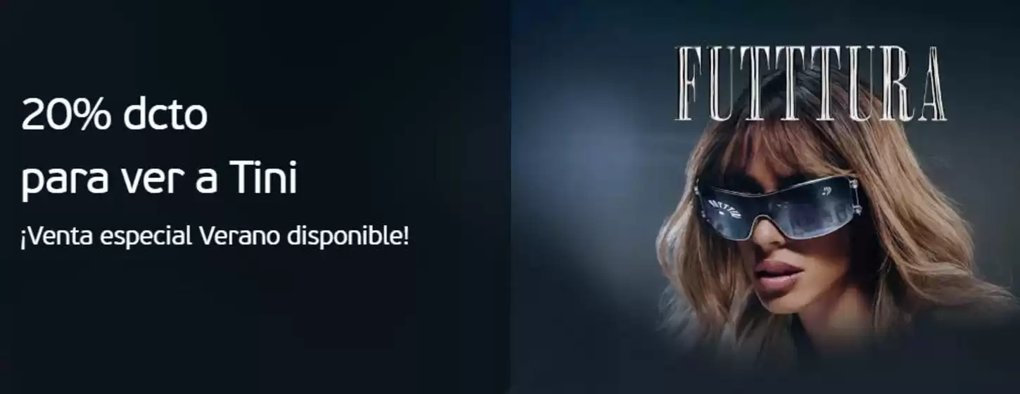 Catálogo Banco Falabella en La Cisterna | 20% dcto para ver a Tini! | 2026-01-14T00:00:00.000Z - 2026-01-29T00:00:00.000Z